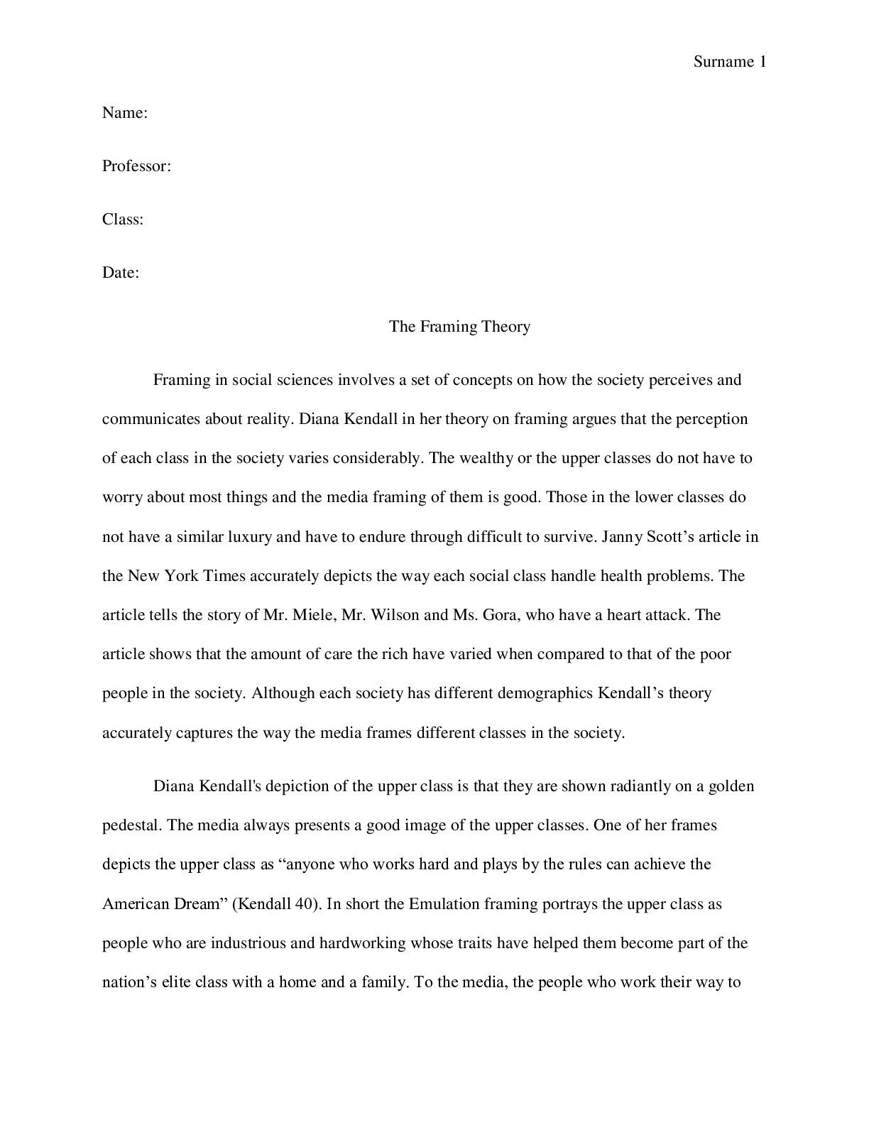 Preview image for The Framing Theory